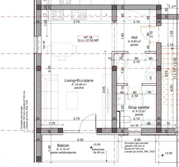 Apartament cu 1 camera si balcon de 5 mp- Calea Urseni - 4
