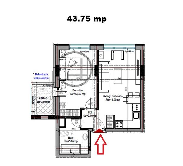 2 camere Metalurgiei Carrefour – proiect nou 2025 - 16