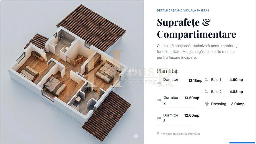 Casa Individuala.CarPort.5 camere.Bucatarie inchisa - 9