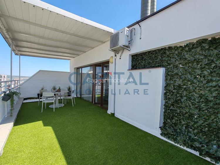 Penthouse pe 2 niveluri cu terase, parcare in Buna Ziua! comision 0% - 14