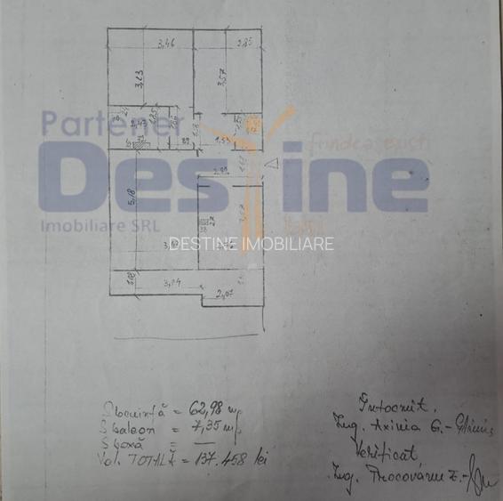 GALATA, Apartament 3 camere DECOMANDAT, 70 mp, 160.000 EURO - 9