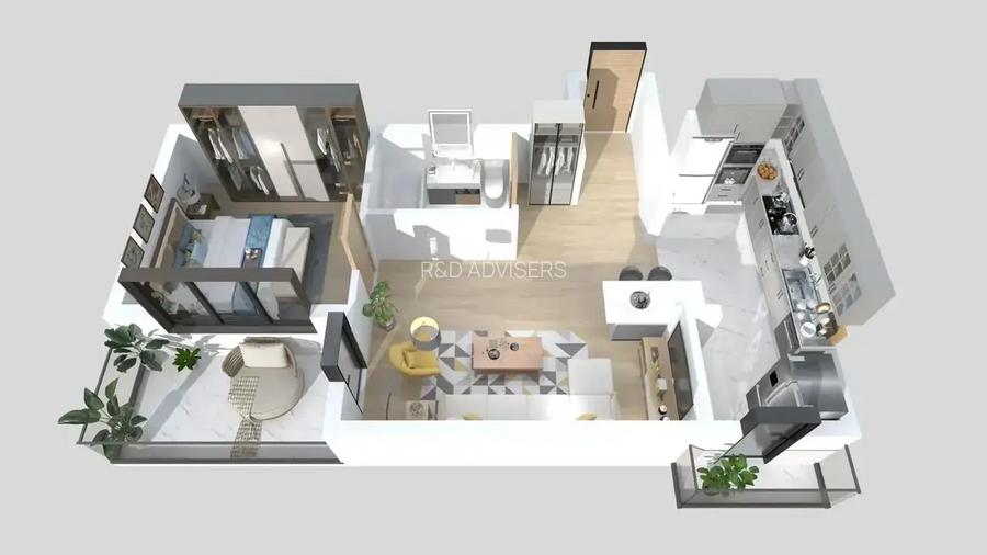 Apartament 2 camere complex nou lux Mosilor - Obor / Comision 0 - 10