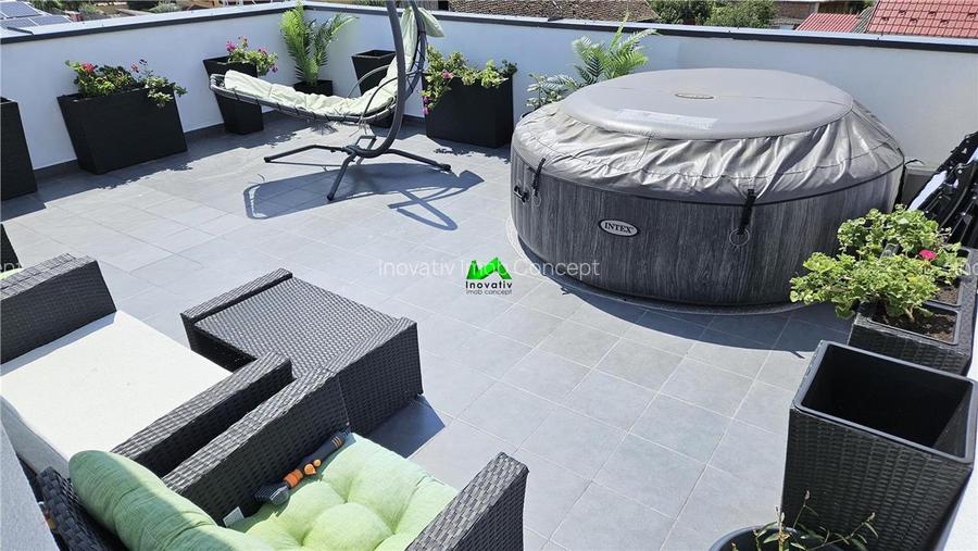 Penthouse de inchiriat 2 camere jacuzzi Sibiu Turnisor - 6