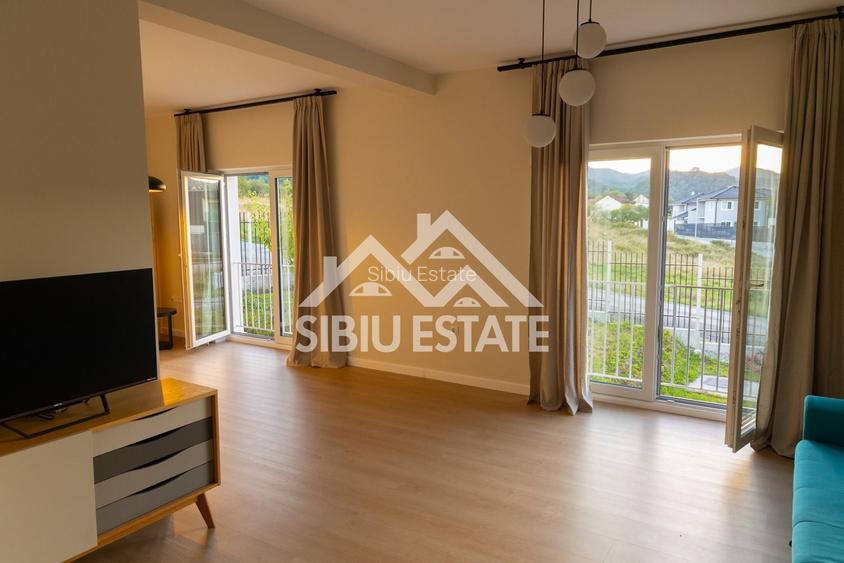 Casa noua de inchiriat cu 4 camere 3 bai-prima inchiriere Cisnadie - 2