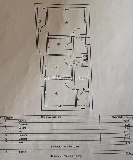 APARTAMENT 3 CAMERE - CIRESICA - 13