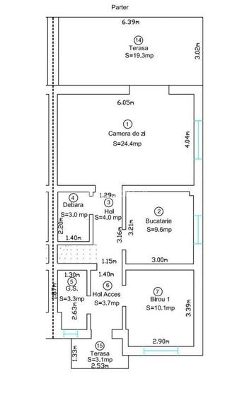 Pozitie excelenta. 4 Dormitoare. Bucatarie inchisa. - 2