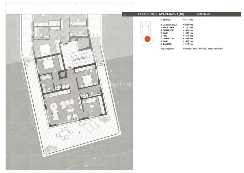 Apartamente de 3 camere + terase mari, finisaje de lux, Ultracentral - 11