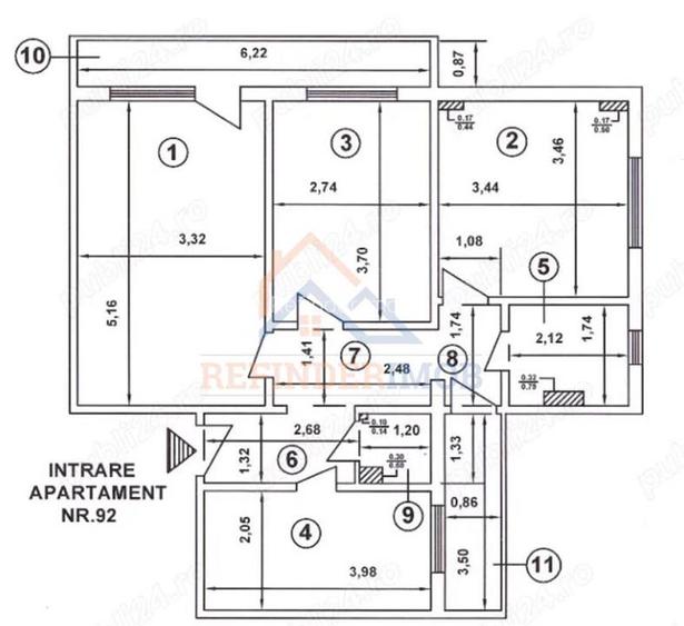 Apartament 3 camere decomandat Rahova - 8