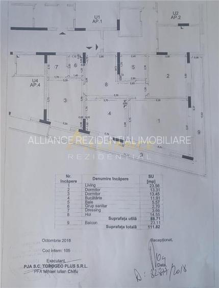 Apartament 3 camere 112 mp-etaj 1-Sector 4 - 18