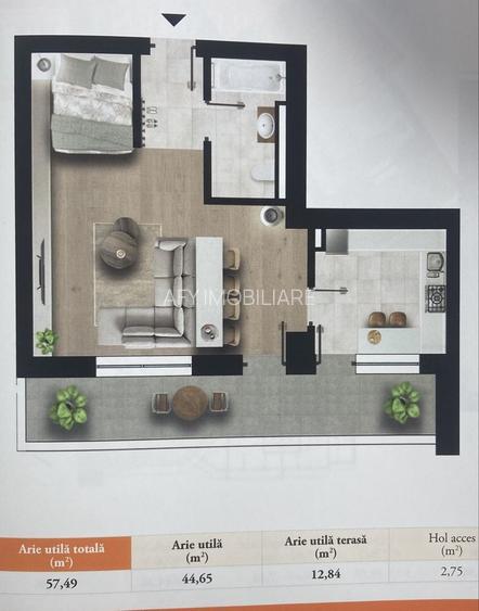 Garsonieră spațioasă 58 mp, Militari – lângă Metrou Păcii - 8