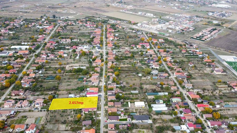 Teren 2.657 mp – toate utilitatile– Urseni, Moșnița Nouă - 2