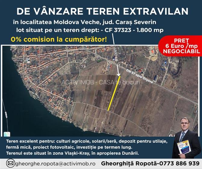 Terenuri Extravilan Moldova Noua – Parcelabile - 2