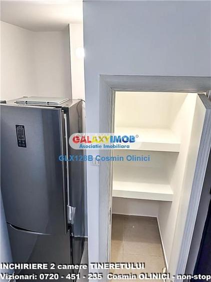 Inchiriere apartament 2 camere Tineretului vedere parc mobilat - 11