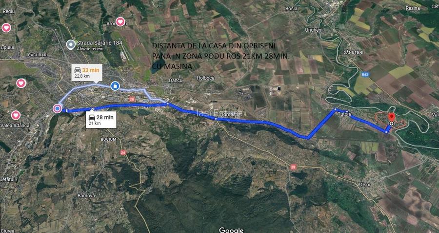 Vila P+M su=130mp Teren=500mp Opriseni com Tutora 20km de Iasi- Podu Ros - 17