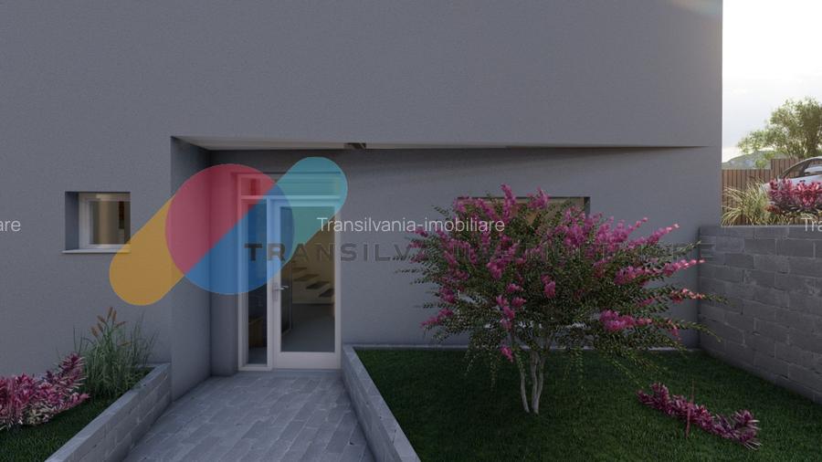 Casă cuplată modernă, 160 mp utili, semifinisată, curte amenajată - 16