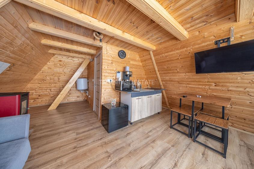 Teren 7,656 mp + Cabane tip A Frame, Fundata - 9