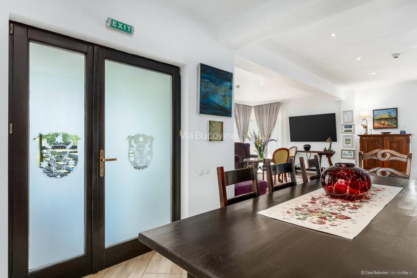 Casa de locuit sau vacanta 5 camere, 5 bai, 2600mp teren langa Humor - 7