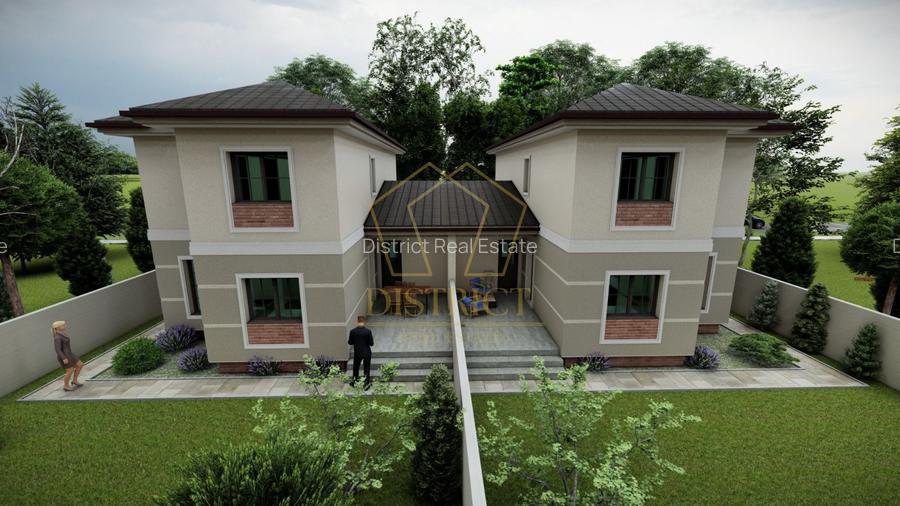 Duplex superb cu 5 camere despărțit prin garaj I Mosnita Noua - 2