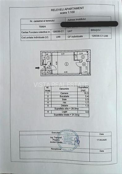 Garsoniera renovata etaj 2, in Astra, Brasov - 13