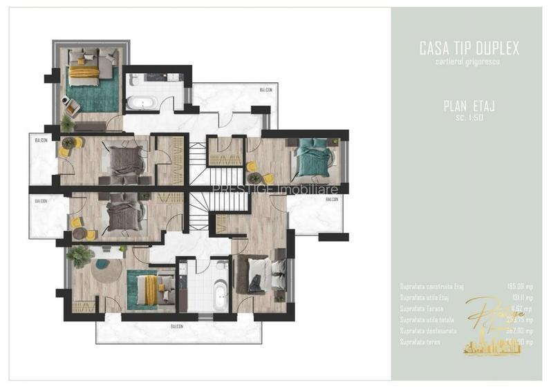 Casa tip Duplex in regim P+E de vanzare in cart. Grigorescu-Oradea - 8