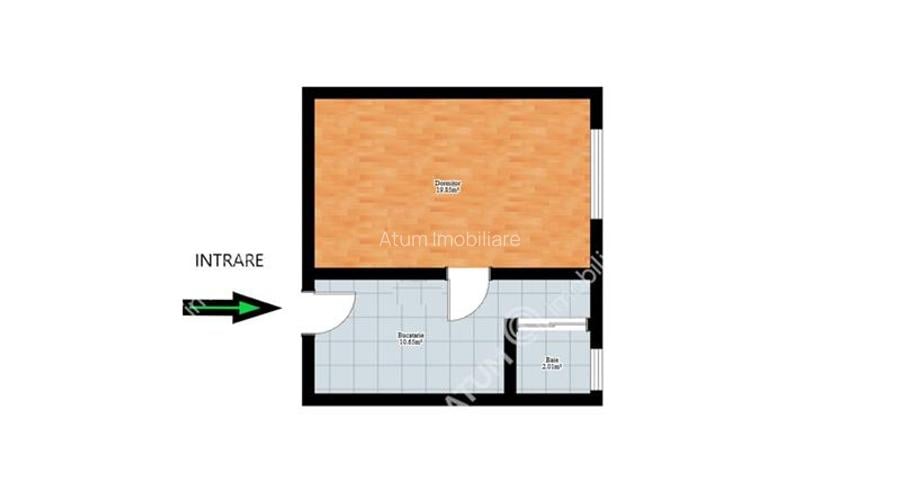 Garsoniera decomandata zona Nicolae Balcescu din Sibiu - 4