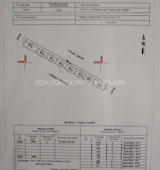Loturi Teren Dobreni-Vidra-Berceni | Intravilan | - 4