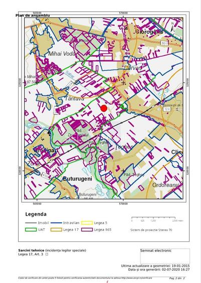Teren de vânzare *COMUNA CIOROGARLA, DARVARI - 2
