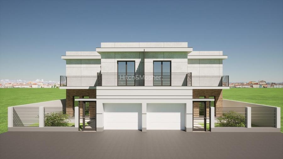 Casă duplex cu arhitectură modernă – 159 mp utili + 50 mp terase, 2 fronturi - 20