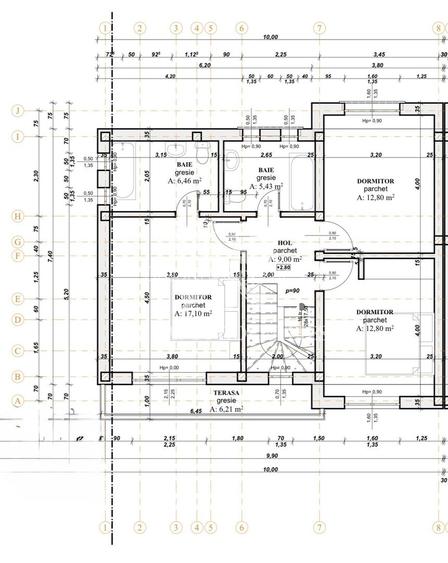Casa de vanzare 120 mp, 4 camere,3 bai, teren 350 mp, DEZMIR - 4