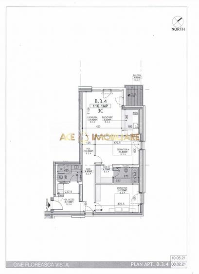 3 Camere de inchiriat | Herastrau | Metrou | Parcare | Centrala - 11