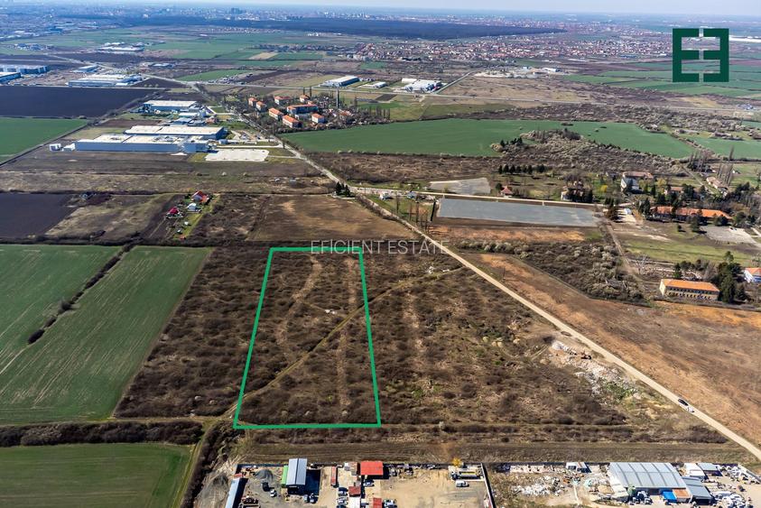 Teren intravilan cu PUZ aprobat - 23700 mp - Ghiroda - Timiș - 2