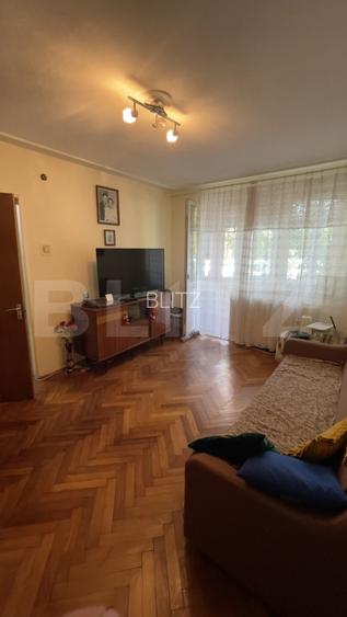 Apartament 2 camere, 48 mp, parter, cu centrală proprie și balcon închis - 2