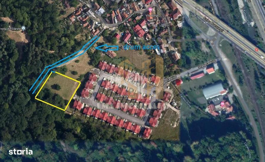 Teren de vanzare 2900 mp Brasov Strada Ciresului - 3