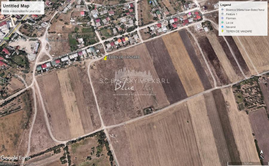 Teren intravilan 5000 mp situat in Techirghiol, langa case - 5