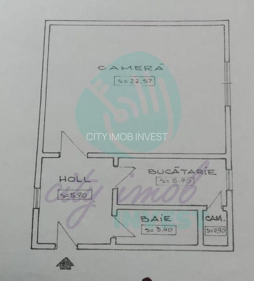 Garsonieră Unirii | 39 mp | Etaj 8, luminoasă, ideal investiție - 4