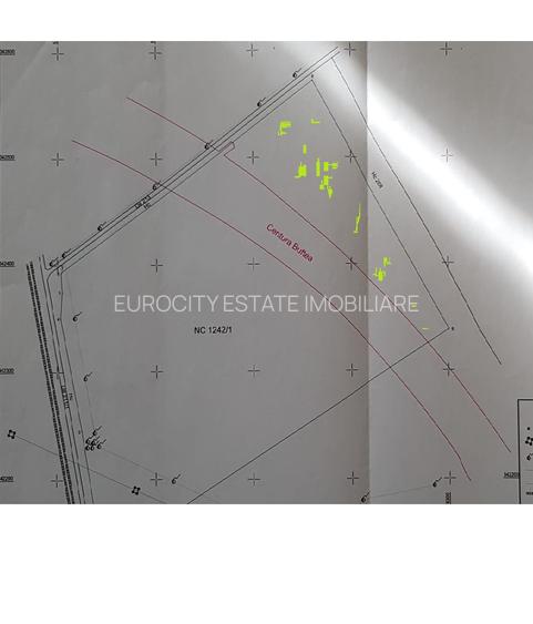 Buftea, teren industrial 16.635 mp, acces paralel cu noua centura - 2
