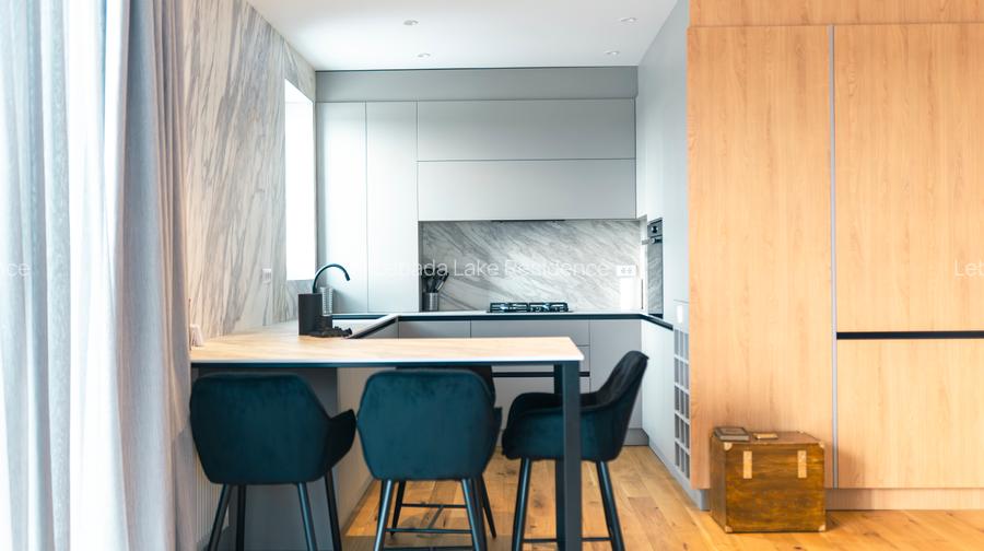 Penthouse premium -Mobilat Complet-Vedere Panoramica Lac-Lebada Lake Residence - 2