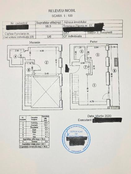 Birou mobilat / utilat  - 14
