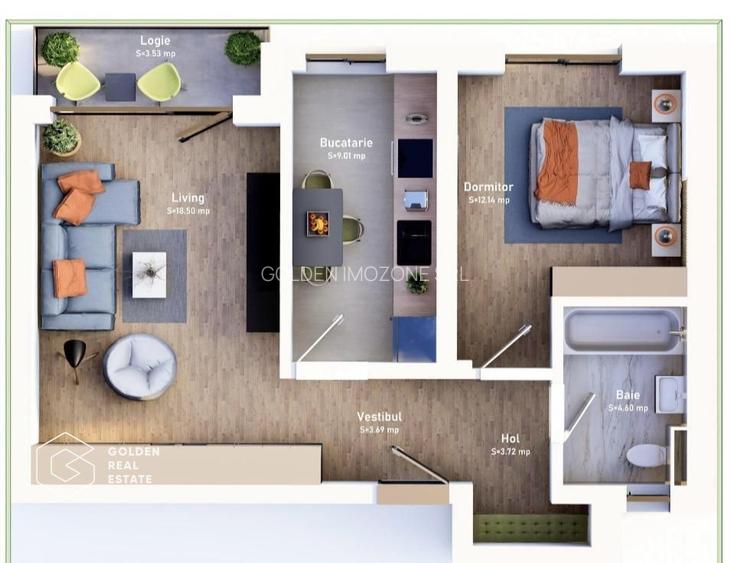 Apartament 2 camere zona Nord – Finalizare Martie 2026 - 7