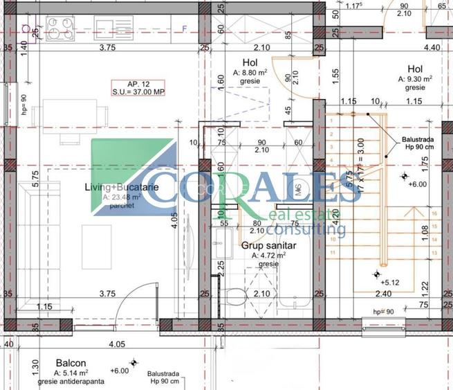 Et. 1, Bloc nou - predare La cheie! Centrala Proprie! Calea Urseni. - 17