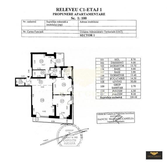 Apartament 3 camere Victoriei | Imobil 2020  - 15