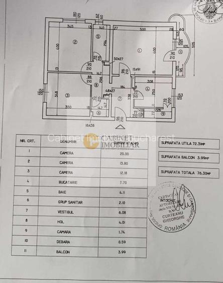 Unirii I 3 camere- decomandat I Etaj 2 I 1991 - 36
