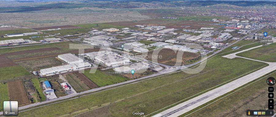 Teren intravilan 2 ha deschidere drum zona Industriala Vest Sibiu - 2