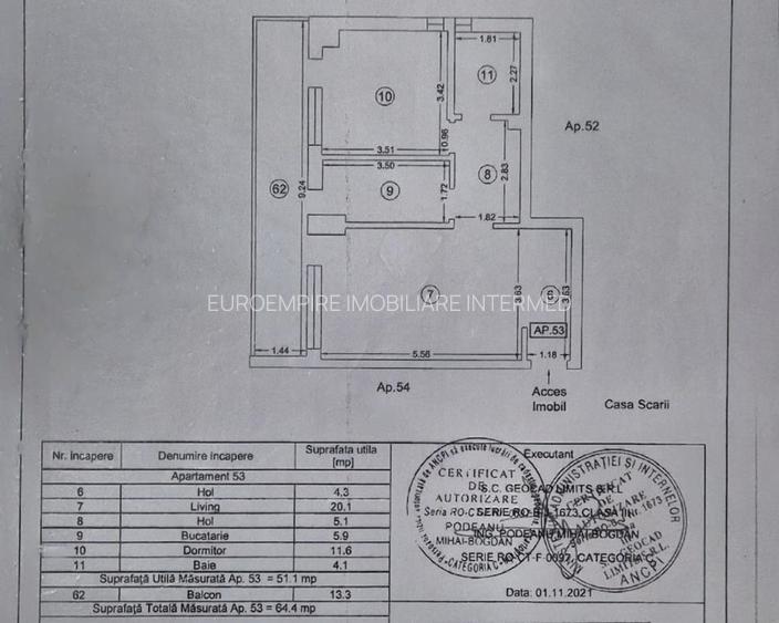 Apartament 2 camere de vanzare zona Mamaia Butoaie - 13