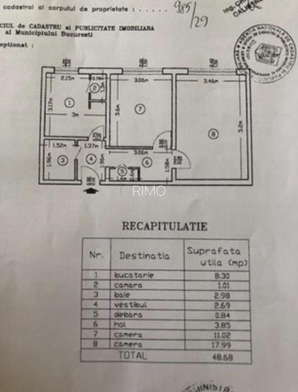 Apartament cochet cu doua camere, Obregia-Secuilor, 90.000€ - 6