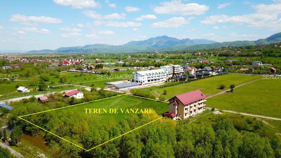Teren superb in Bran cu parau in spatele lui - 5