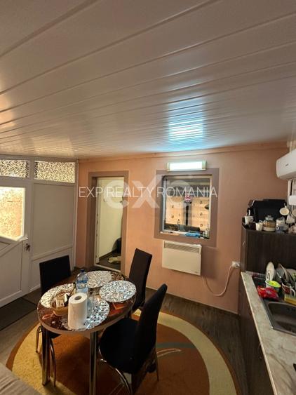 Teren 445 cu fundatie de casa mare + o Casuta locuibila moderna de 2 camere - 12