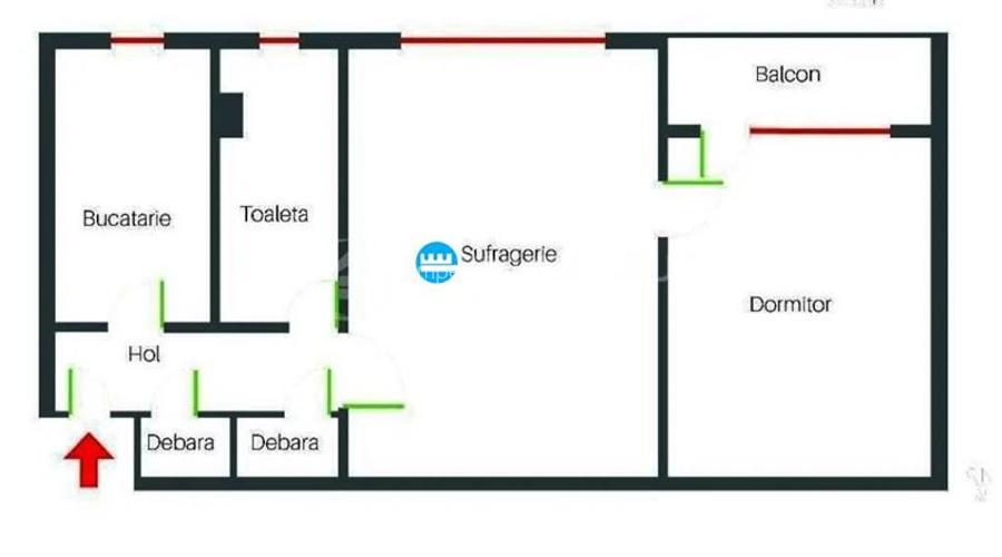 Apartament 2 camere Tudor Vladimirescu - Iulius Mall! - 8