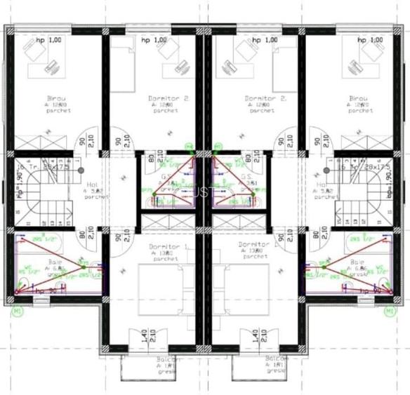 COMISION 0%, DUPLEX 5 CAMERE,  127 mp, 280 mp TEREN, POPMPA, SACALAZ - 24