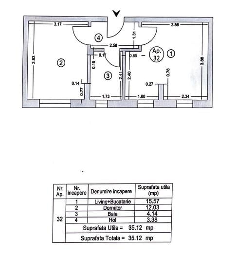 Apartament tip studio | Popesti-Leordeni | Mobilat si utilat | Centrala - 13